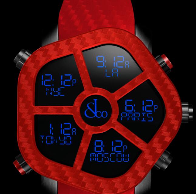 Jacob & Co GHOST COLOR RED GH100.11.NS.PC.AND4D Replica watch